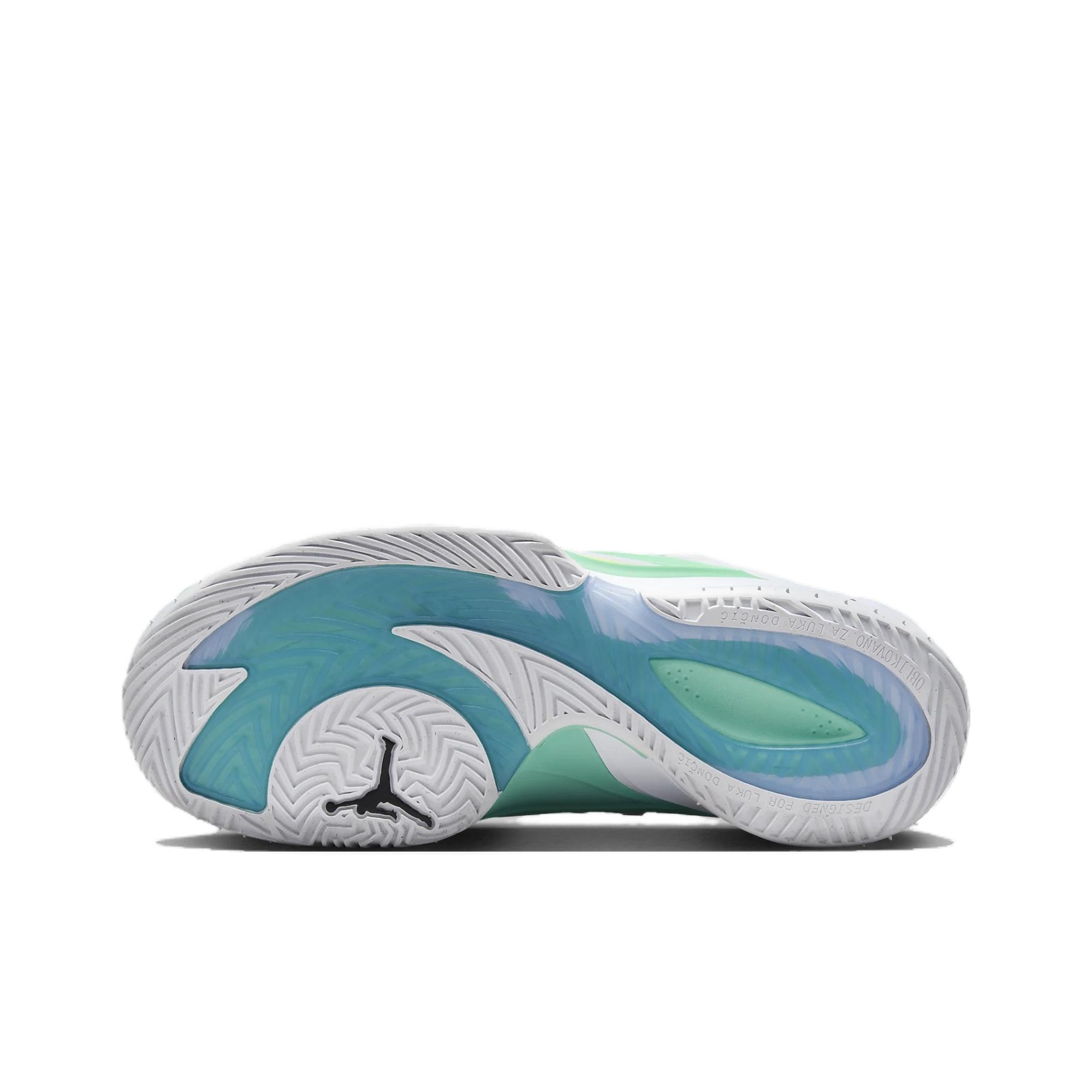 Jordan Luka 3 PF Photo Finish Модные легкие амортизирующие противоскользящие баскетбольные кроссовки мужские бело-зеленый