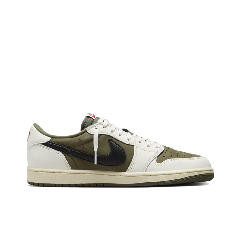 Jordan x Travis Scott Air Jordan 1 Low OG Travis Scott x AJ1 8,0 Средний оливковый Низкий Топ