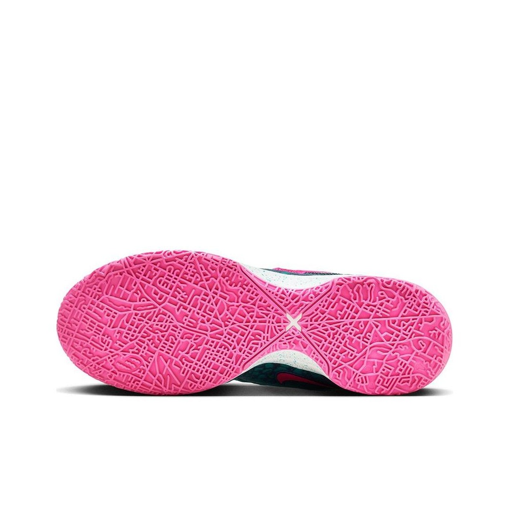 Nike LeBron NXXT Gen Ampd EP Low Топ Баскетбольные кроссовки Мужской Зеленый Розовый