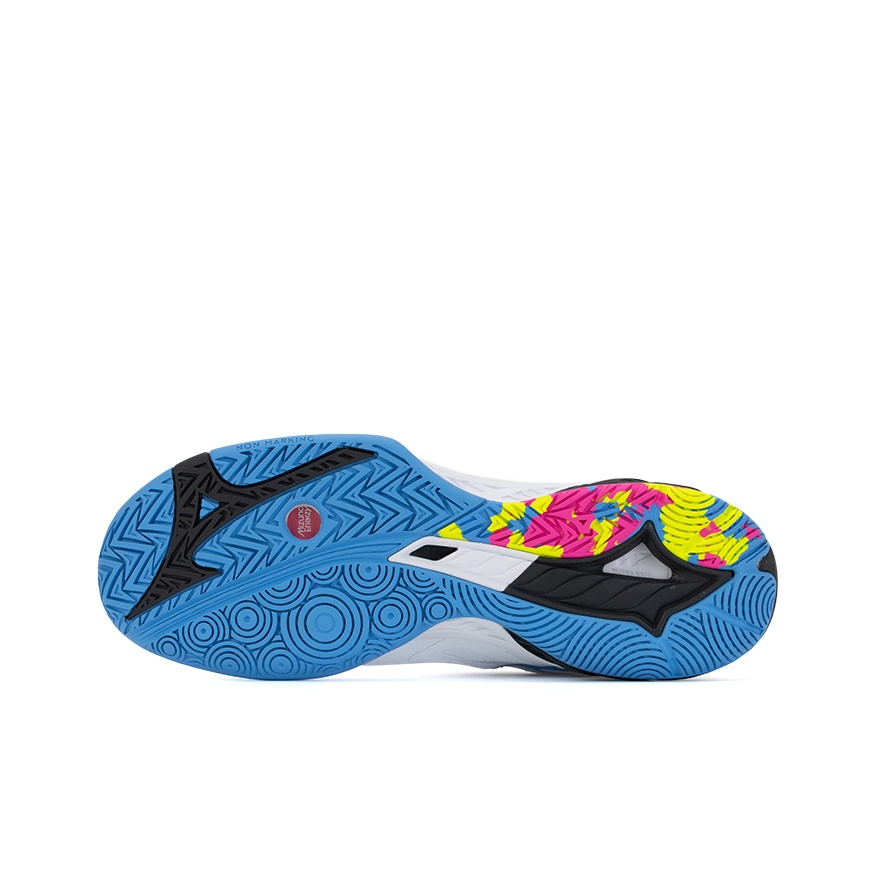 Mizuno Wave Fang 2 Бадминтонная обувь 40 Aqua Ярко-синий Твердый