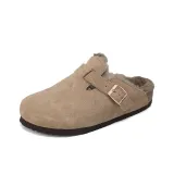 Хаки (с флисовой подкладкой) Серый мех