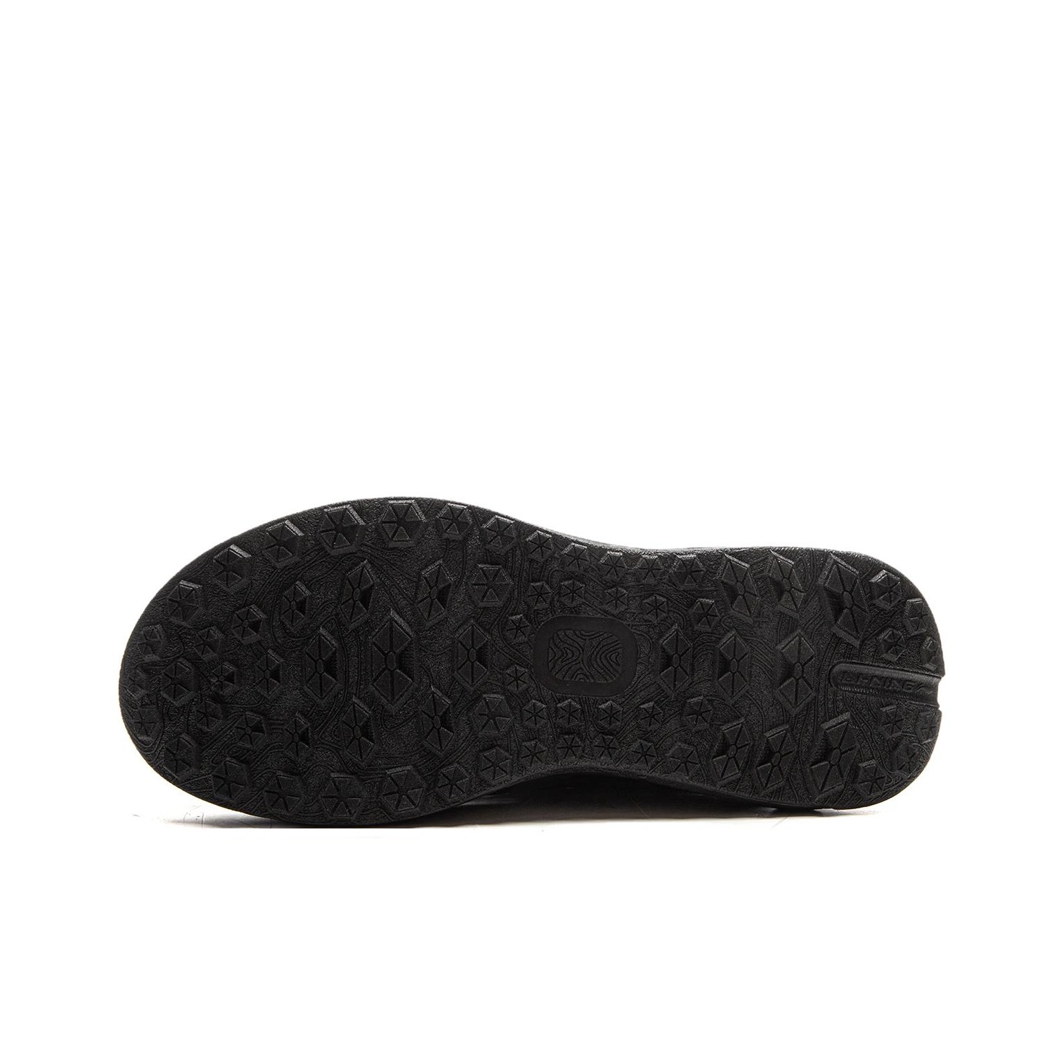 Li-Ning LINING Cloud 2LOW Флисовая подкладка Светоотражающий Мягкий Покрытие на платформе Увеличение роста Удобный Амортизация Противоскользящий Износостойкий Термозащитный Oтскок Лоу-топы Повседневный Унисекс Черный