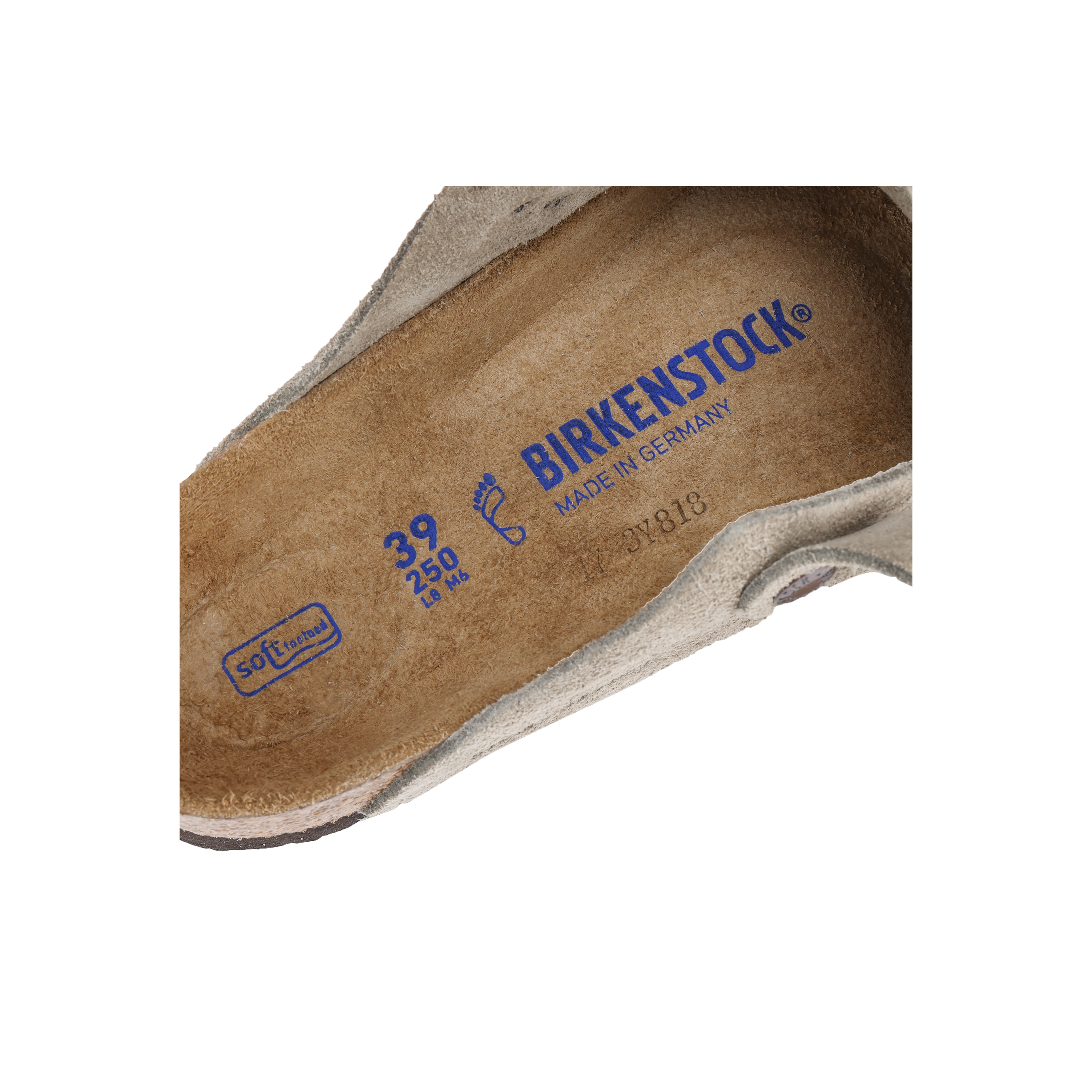 Биркенсток Бостон Soft Footbed ЭВА Обувь Birkenstock Унисекс Серый Стандартный (Стандартный) Свободный крой