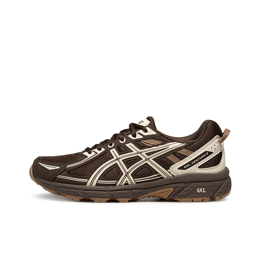 ASICS Gel-1130 Беговые кроссовки Коричневый Шнуровка Низкий верх