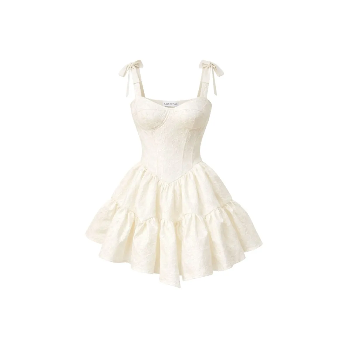 strapless open back dress Sleeping Beauty & Snow White Wooden Magnetic Dress-Up- Melissa and Doug main image 1
