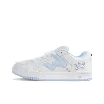 Щенок, преследующий ветер (белый/синий шнурки)