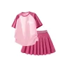 Di B Буква Smile Nini Berry Pink+Solid Color Pink Red