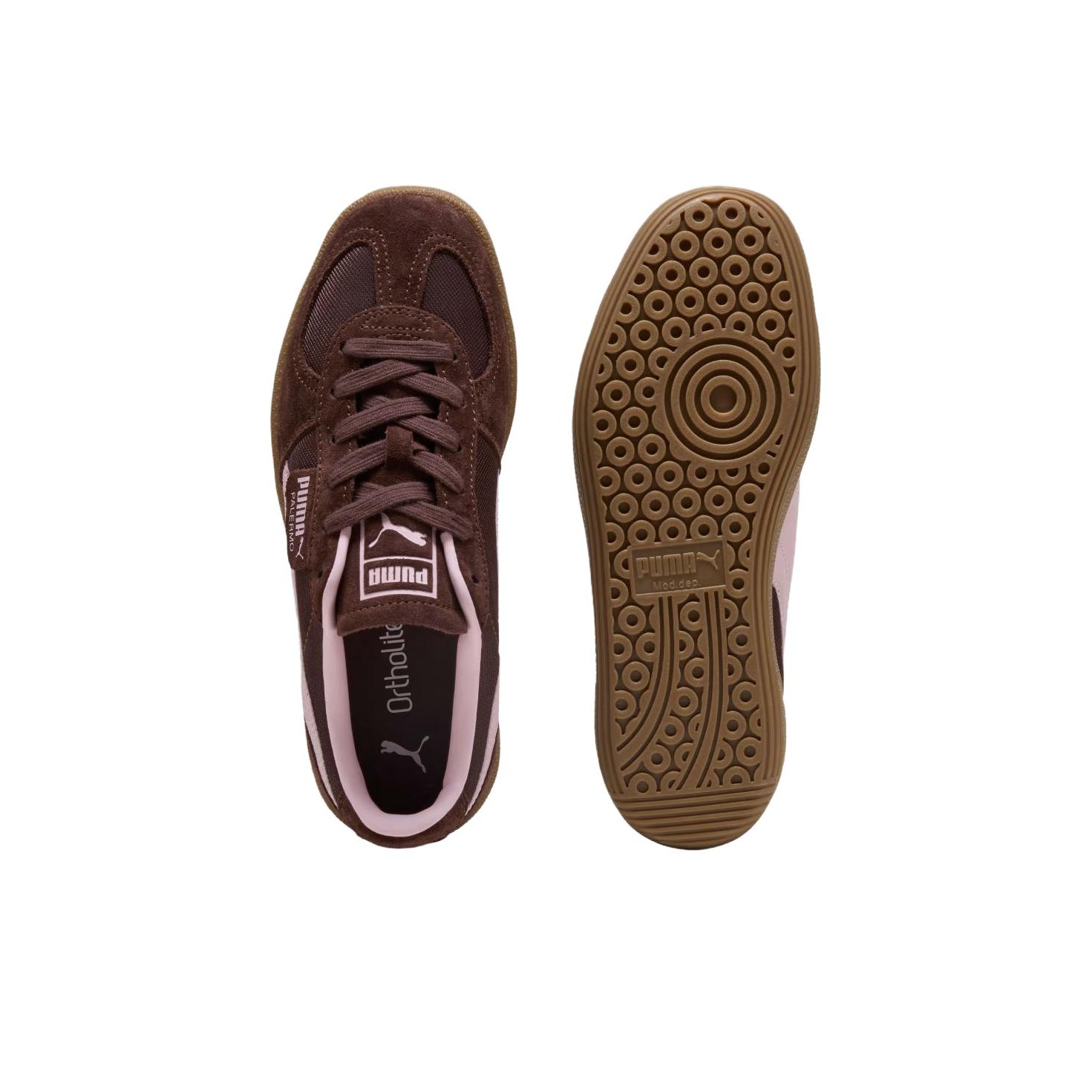 PUMA Palermo Vintage Немецкие армейские кроссовки Унисекс Шоколадно-коричневый