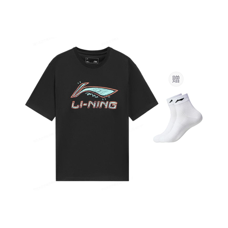 Li NING Sports Fashion Collection T-рубашка мужская черная