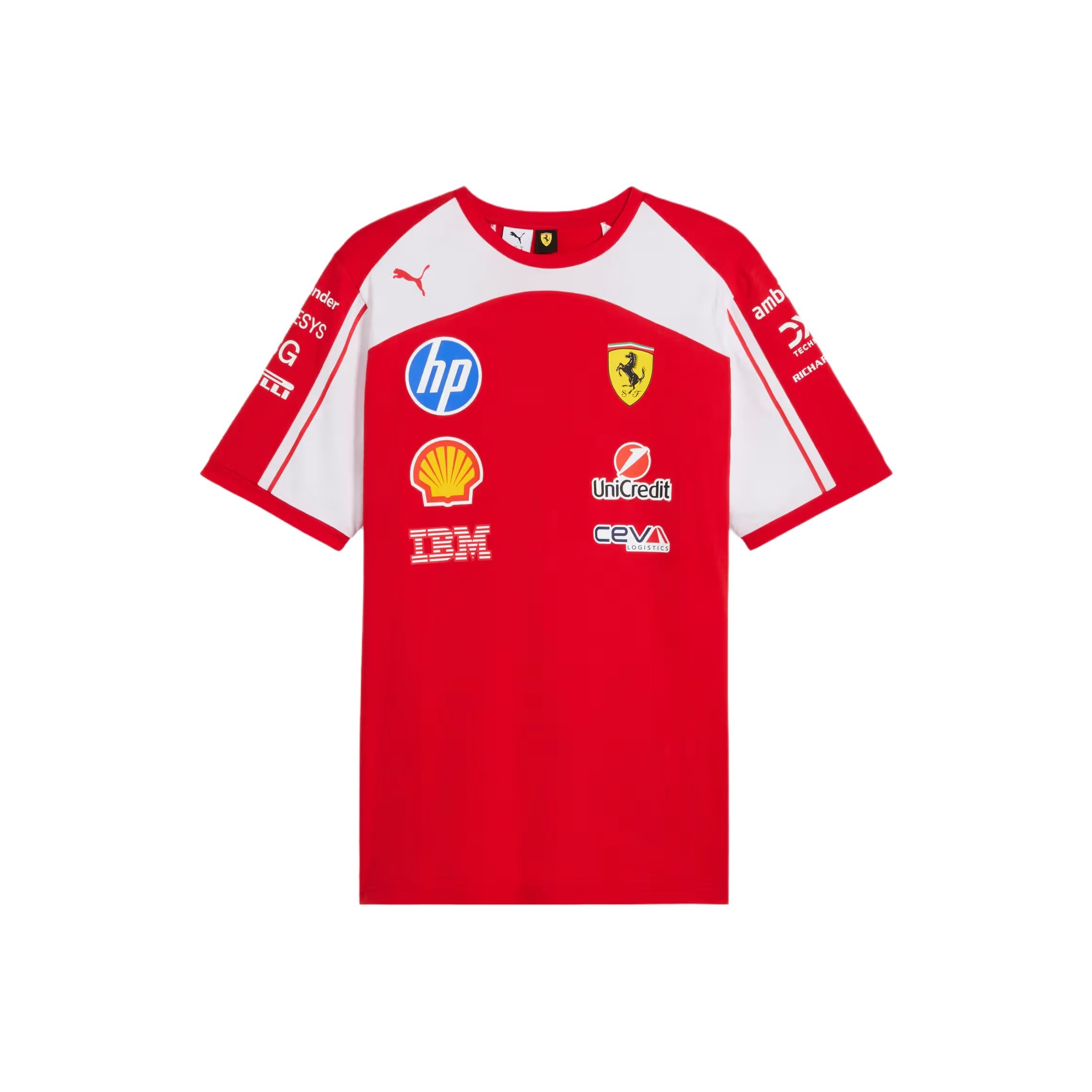 PUMA Red Unisex T-Shirts PUMA Красный