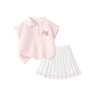 Пасторальная кошка Kid K персиково-розовый + однотонный персиково-розовый