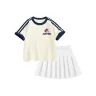 Diyouya Minnie K Almond White + Solid Color White