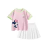 Dile Play Mousse Pink + Solid Color White  
Дайле Плей Мусс Розовый + Однотонный Белый