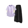 Double Color Knot Purple + MH Long Hook-and-Loop K Black  
Двойной цвет, узел, фиолетовый + MH длинный, крючок и петля, черный