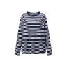[100% cotton] Синий, подкладочная ткань, белые полосы (логотип с сердцем на груди)