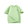 [100% cotton] Лайм Зеленый (Очаровательный и Милый стиль ПЭТ (PET) Логотип на груди)