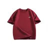 [100% cotton] Бордовый (Очаровательный и Милый стиль ПЭТ (PET) Логотип на груди)