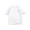 [100% cotton] Белый (Очаровательный и милый стиль ПЭТ (PET) Логотип на груди)