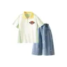 Standard Size K Vanilla Green + Solid Color Denim Blue  
Стандартный размер K Ваниль Зеленый + Однотонный Деним Синий