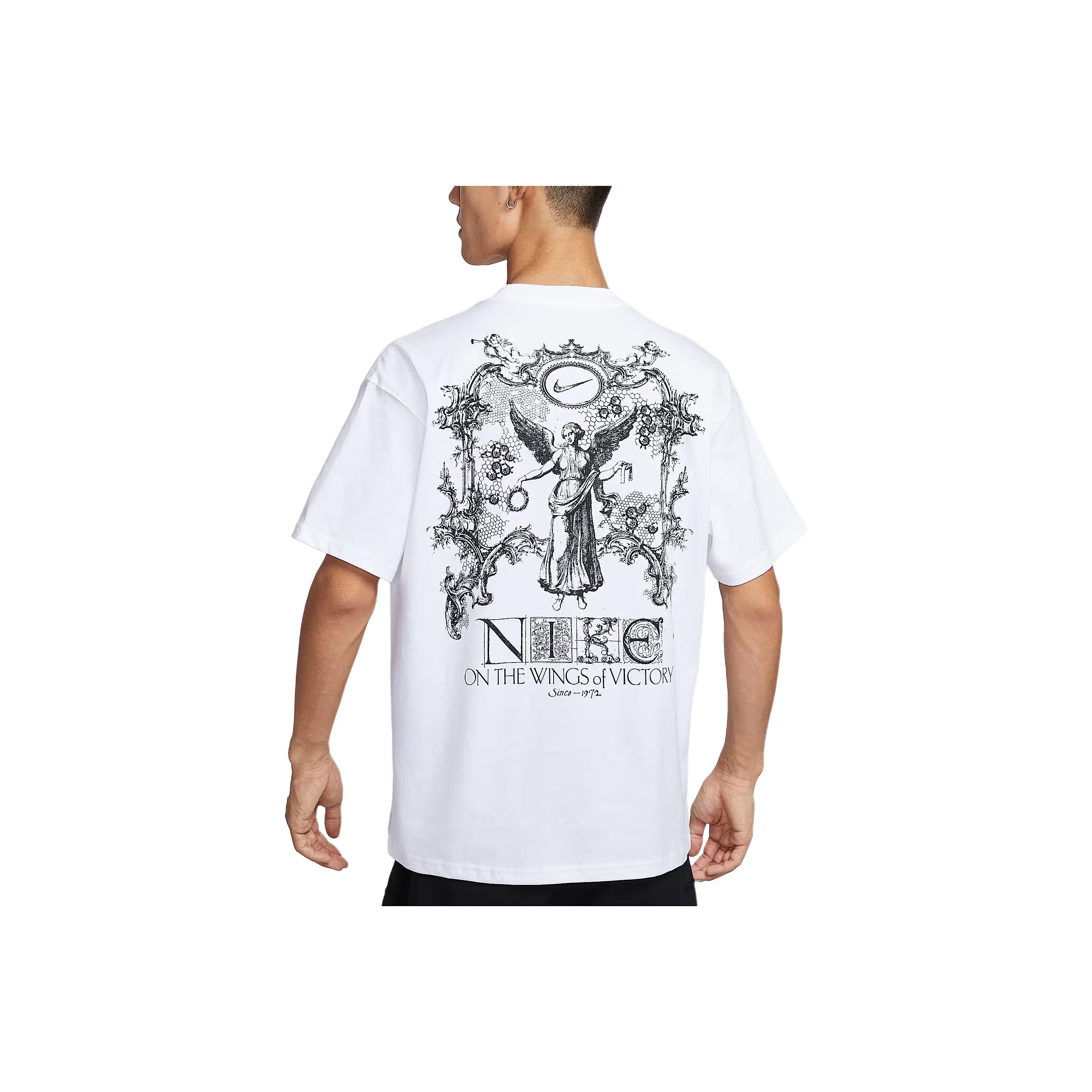 Nike АС (AS） U NSW Tee M90 OC Крылья VICT Цвет железного камня T Рубашка
