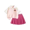 Standard Size K Pink White + Solid Pink Red  
Стандартный размер K Розовый Белый + Однотонный Розовый Красный