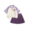 Standard Size K Purple White+Solid Color Mu Purple  
Стандартный размер K Фиолетовый Белый+Однотонный Mu Фиолетовый