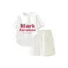 MF Круглый Mark Белый + Однотонный Туманно-белый
