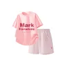 MF Круглый Mark Розовый + Однотонный Молоко Безглютен Розовый