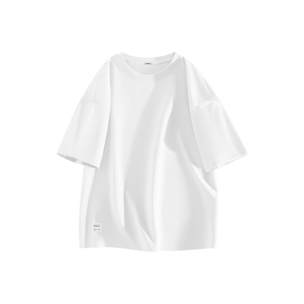 Miniso Футболки 2XL [100% хлопок] Бордовый (Бесплатно Ручной