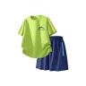 Горы K Matcha Green + Solid Color Deep Sea Blue