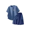 ML Star Logo K Indigo + Solid Color Deep Sea Blue