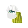 M Line White+Solid Color Camellia Green  
M Линия Белый+Однотонный Камелия Зеленый