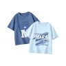 M Pattern Шляпа Индиго + M Sea Breeze Graffiti Azure Далёкий Небесный