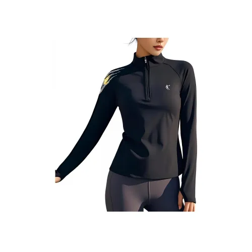 QIAODAN Черные Женские Футболки