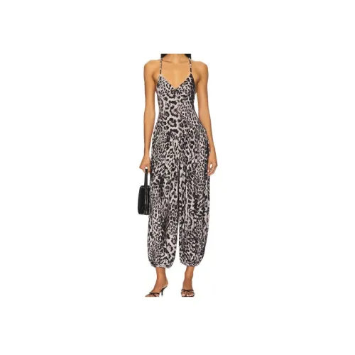 NORMA KAMALI Леопардовый принт Женские Комбинезоны