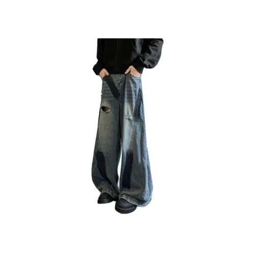 TLONELY1 Синие Унисекс Джинсы