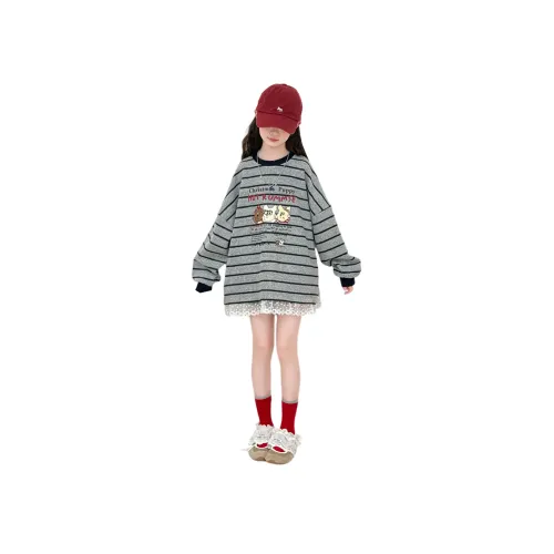 YOUMIWU Серый Школьный возраст Топы