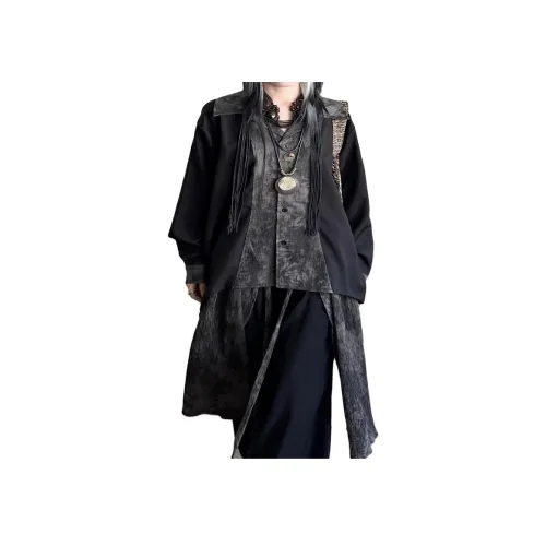 BANKONGSHAN Черная унисекс рубашка