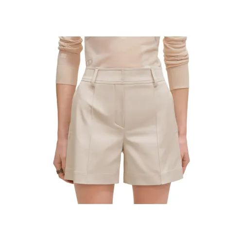 HERMES SS25 Повседневные шорты Женские Бежевые