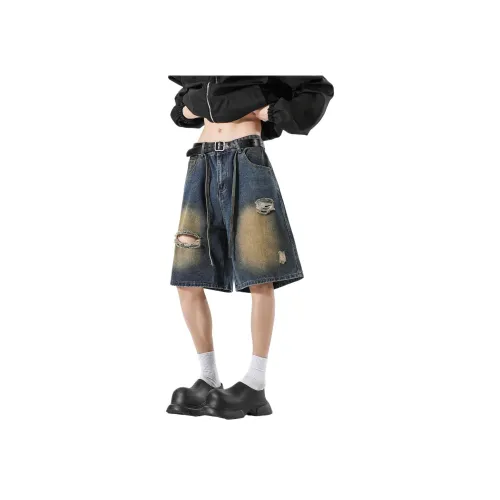 FOREVER 21 Ностальгический синий Унисекс Джинсовые шорты