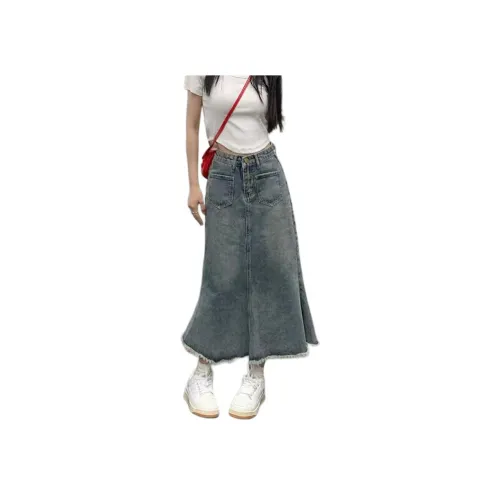 KULAIYA Джинсовые короткие юбки Женские