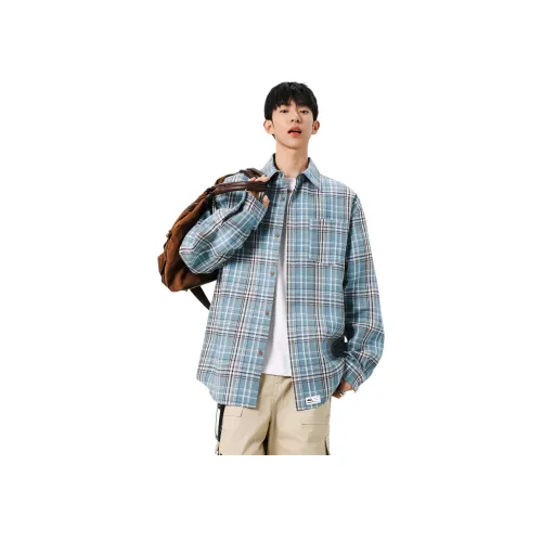 Fakeyoung Синий Унисекс Рубашки