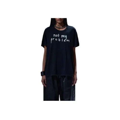 R13 Черные Женские T-рубашки