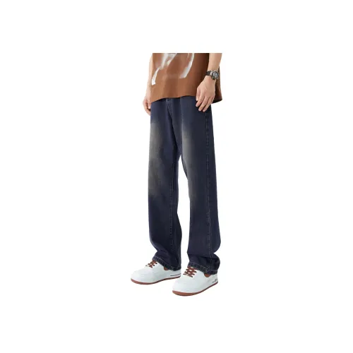 K Bird Джинсы Унисекс Медный Синий