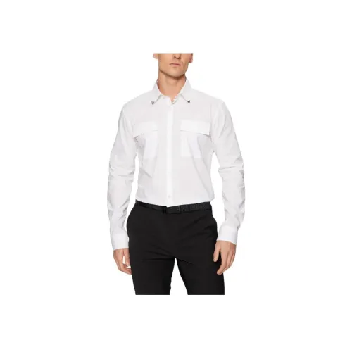 Hugo Boss Белые Мужские Рубашки