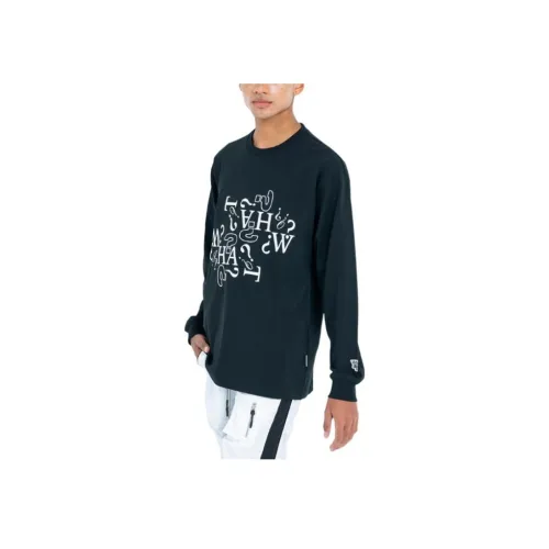 WHATTHEWEAR Мужские черные свитшоты