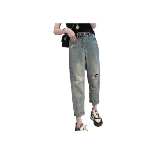 BEAR UNION Синий Женские Джинсы