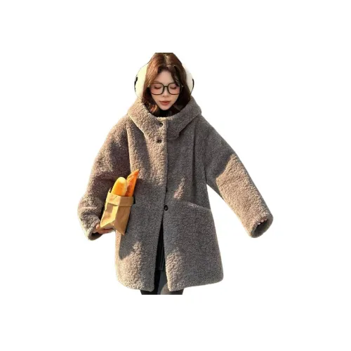 BILISISHANYANG Мех Куртка Женская