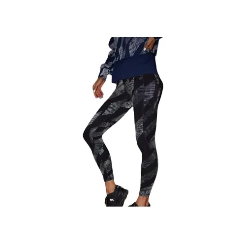 Sweaty Betty Running Pants Женские Черный с Рябь Reflective Print