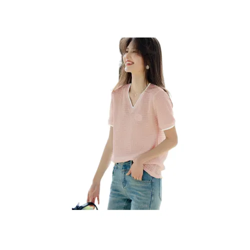 XWI Розовые Женские Футболки